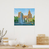 Poster Washington Carré Park, New York (Cuisine)