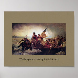 Poster Washington Crossing the Delaware