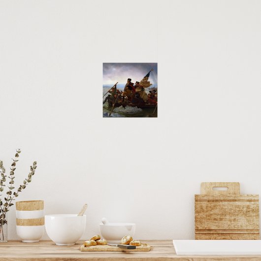 Poster Washington Crossing the Delaware (Cuisine)