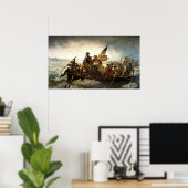 Poster Washington Crossing the Delaware (Bureau à domicile)