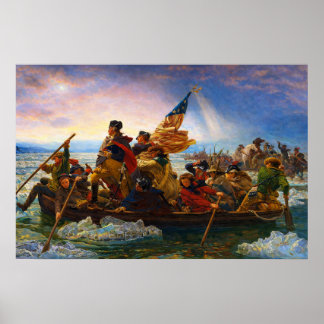 Poster Washington Crossing the Delaware by Emanuel Leutze