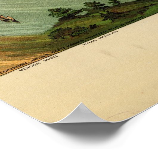 Poster Washington D.C., 1892 (E. Johnson) BigMapBlog.com (Coin)