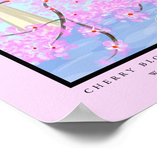 Poster Washington, D.C./Cherry Blossom Imprimer (Coin)