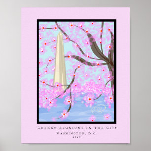 Poster Washington, D.C./Cherry Blossom Imprimer