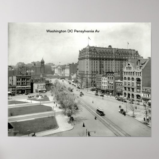 poster washington DC 1910 (Voorkant)