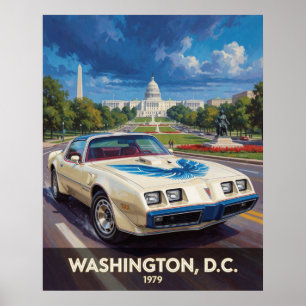 Poster Washington DC American Road Cruiser 1979
