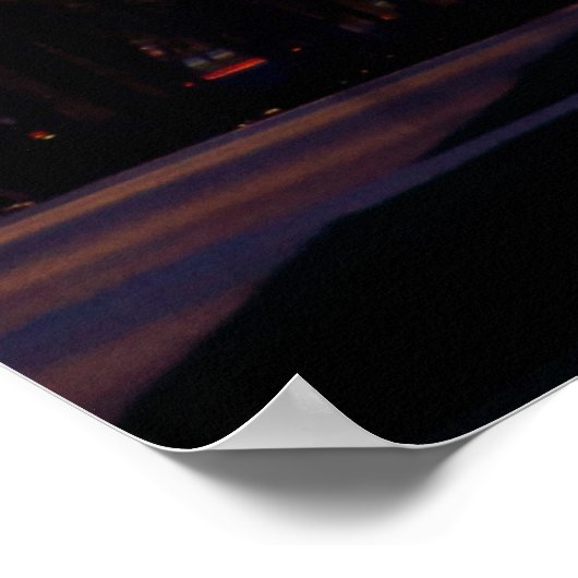 Poster Washington DC Capitol américain à Dusk (Coin)