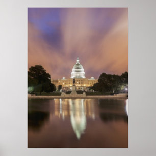 Poster Washington DC, Capitol Building