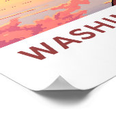 Poster Washington DC États-Unis Imprimer (Coin)