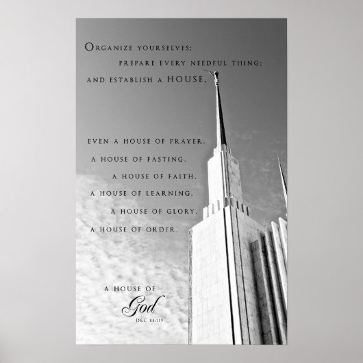 Poster - Washington DC LDS Temple 4 (Devant)