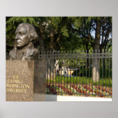 Poster Washington, DC, statue de George Washington, (Devant)