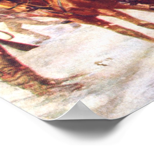 Poster Washington Et Lafayette À Valley Forge (Coin)