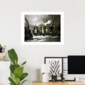 Poster Washington et ses généraux (Bureau à domicile)