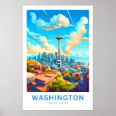 Poster Washington États-Unis (Devant)