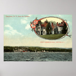 Poster Washington Irving, Tarrytown, cru c1915 de NY