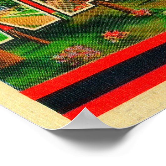 Poster Washington - L'Etat À feuillage persistant (Coin)