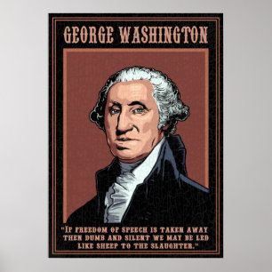 Poster Washington - Liberté d'expression