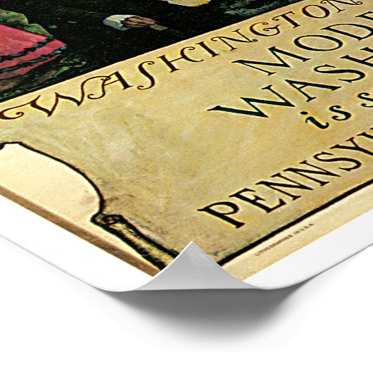 Poster Washington moderne (Coin)