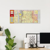 Poster Washington, Oregon, Idaho (Bureau à domicile)