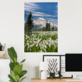 Poster Washington, Parc national du Mont Rainier 1 (Bureau à domicile)