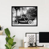 Poster Washington Times Journal Camion 1920 (Bureau à domicile)