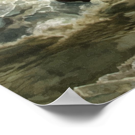 Poster Washington Traversant Le Delaware (Coin)