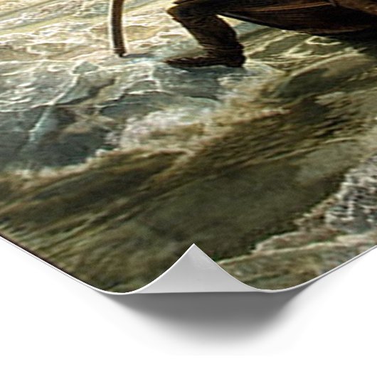 Poster Washington Traversant Le Delaware (Coin)