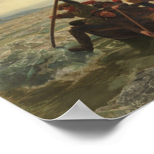 Poster Washington Traversant le Delaware (Coin)