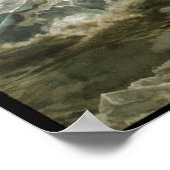 Poster Washington Traversant Le Delaware — Frontière (Coin)