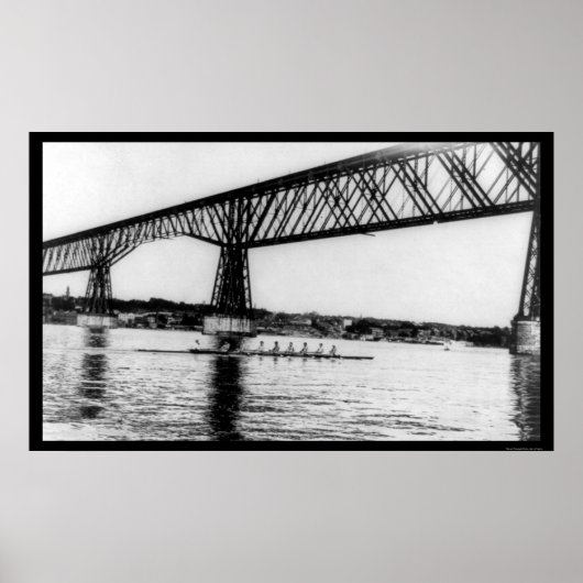 Poster Washington Varsity Rowing Shell 1913 (Devant)