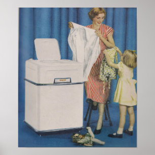 Poster wasmachine