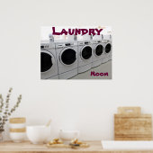 Poster wasruimte (Keuken)