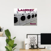 Poster wasruimte (Thuiskantoor)