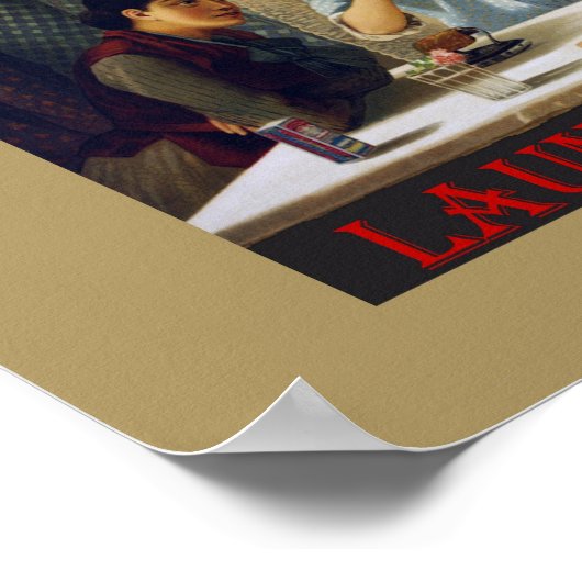 Poster  wasruimte (Hoek)