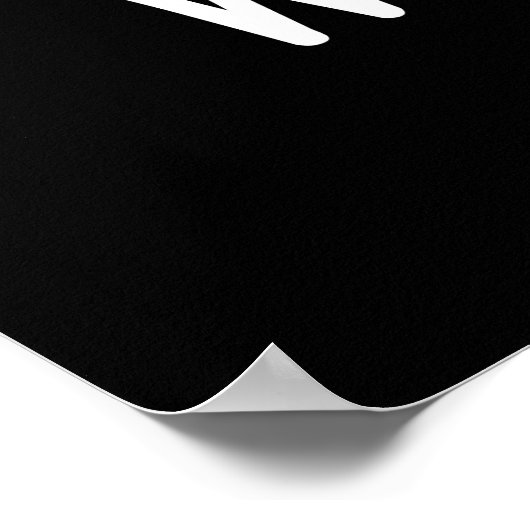 Poster Wassabee Funny Wasabi Bee Pun Dark BG (Coin)