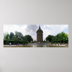 Poster Wassertraum Mannheim, Allemagne
