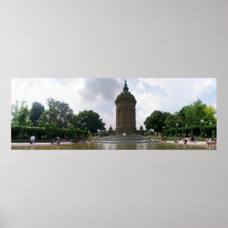 Poster Wassertraum Mannheim, Allemagne