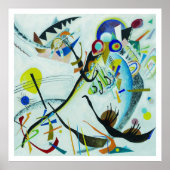 Poster Wassily Kandinsky 1921 Segment bleu (Devant)