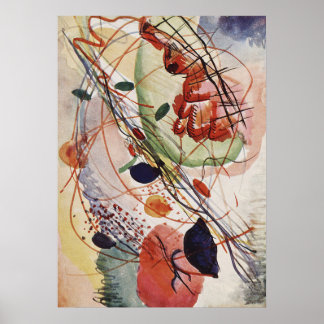 Poster Wassily Kandinsky Aquarelle Imprimer Paiting Abstr