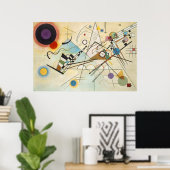 Poster Wassily Kandinsky-Composition IV 1911-Abstraite (Bureau à domicile)