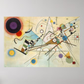 Poster Wassily Kandinsky-Composition IV 1911-Abstraite (Devant)