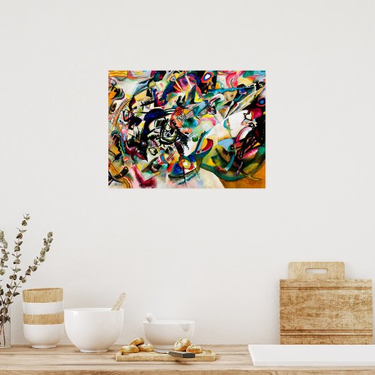 Poster Wassily Kandinsky: Composition VII (Cuisine)
