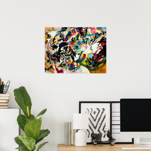 Poster Wassily Kandinsky: Composition VII (Bureau à domicile)