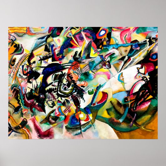 Poster Wassily Kandinsky: Composition VII (Devant)