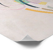 Poster WASSILY KANDINSKY - Courbe dominante (Coin)