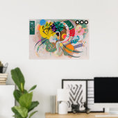 Poster WASSILY KANDINSKY - Courbe dominante (Bureau à domicile)