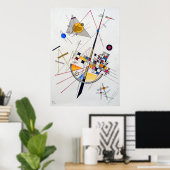 Poster Wassily Kandinsky Delicate Tension (Bureau à domicile)