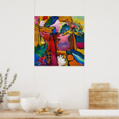 Poster Wassily Kandinsky : Etude pour l'improvisation V (Cuisine)