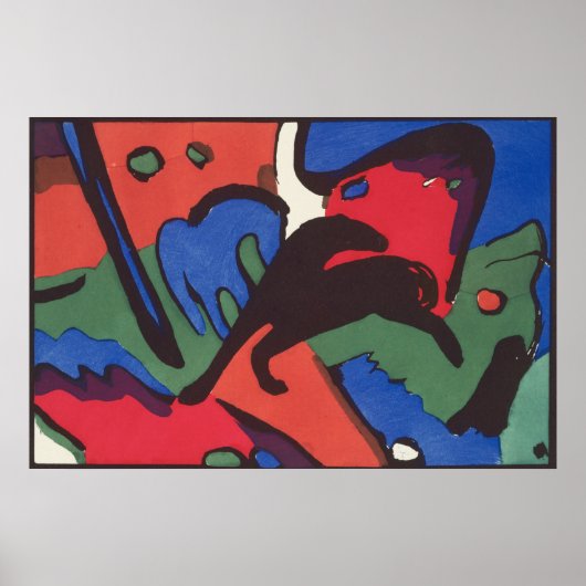 Poster Wassily Kandinsky Franz Marc Blue Rider Peinture (Devant)