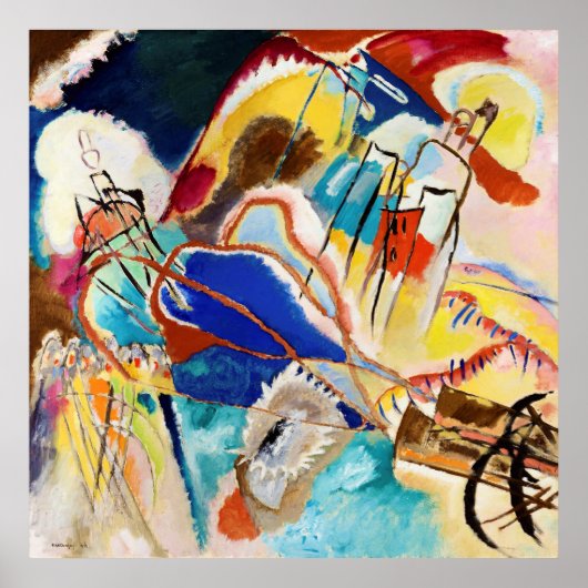 Poster Wassily Kandinsky | Improvisation no 30 - 1913 (Devant)